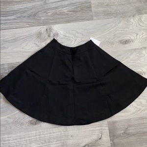 Black skater skirt